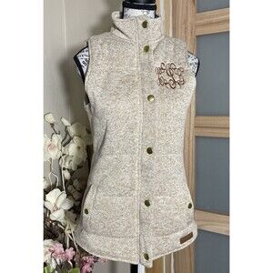 MarleyLilly Womens XS Polyester Sleeveless Zipper Button Vest